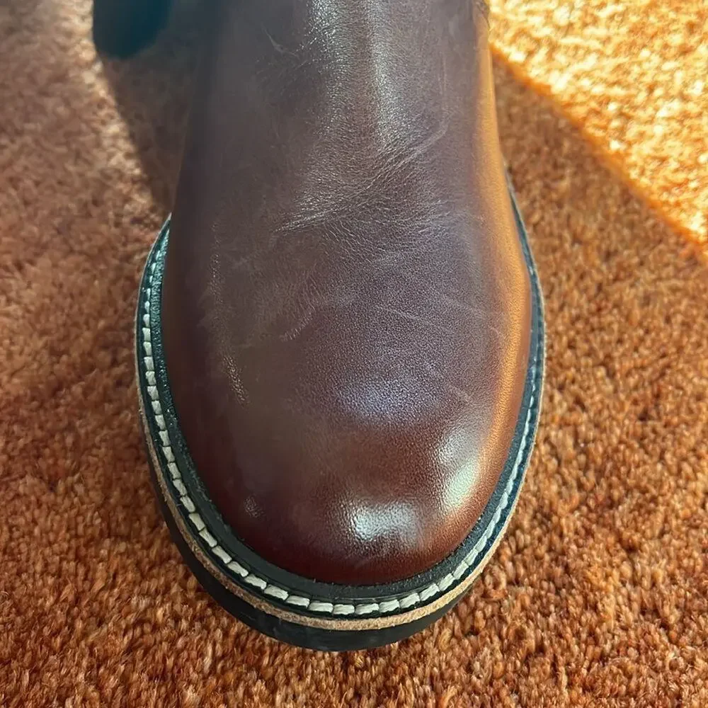 VINCE CAMUTO Kensilie Over The Knee Riding Boot In Chocolate Size 5.5M - Picture 5 of 8